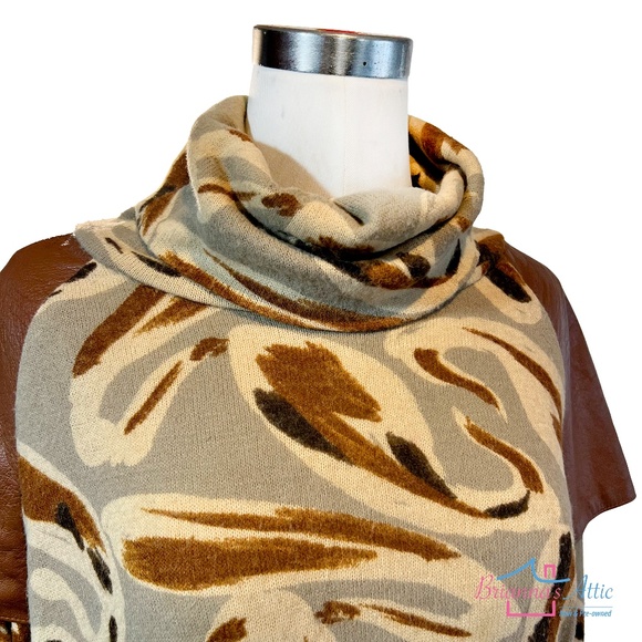 Bellissima women turtleneck padded long sleeve top and Skirt brown Maxi-dress XL - Picture 6 of 11